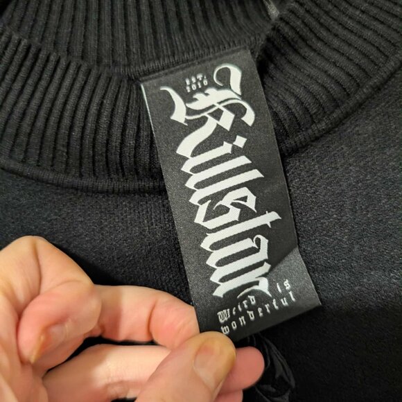 NWT Killstar Morbida's Moth Knitted Top - Picture 4 of 6